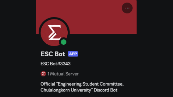 ESC Discord Bot